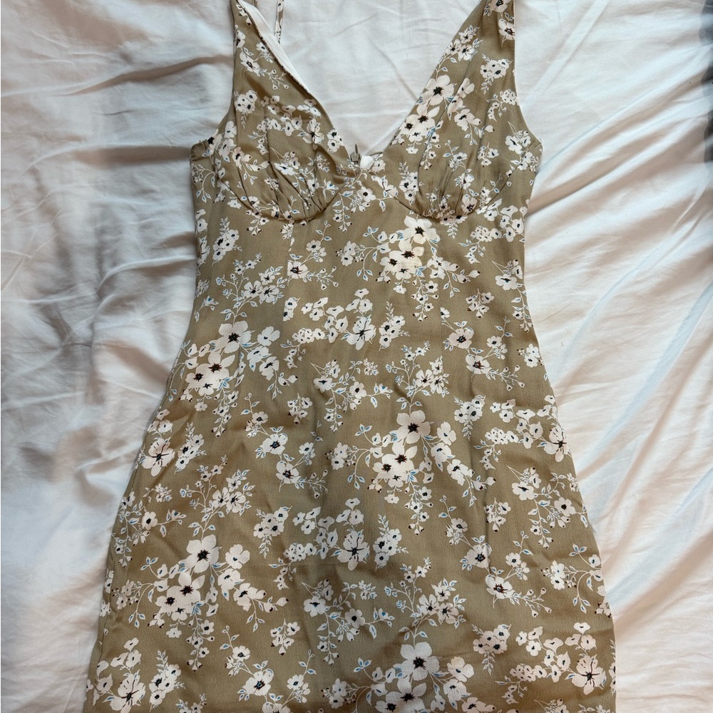Floral Print Sleeveless Dress